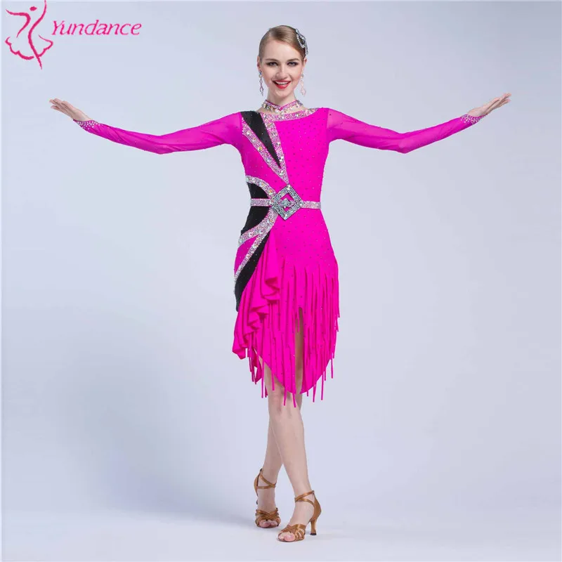 L-17234 Adult rumba cha-cha dance Latin dance dress, female costumes new Latin american dresses for sale