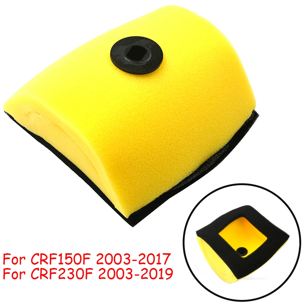 

For Honda CRF150F CRF150 F 03-17 CRF230F CRF230 F 03-19 Motorcycle Replacement Air Intake Filter Sponge Air Filter Cleaner Foam