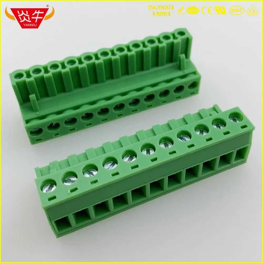 50 Stuks Kf2edgk 5.0 2P ~ 12P Pcb Connector Plug-In Terminal Blok 2Edgk 5.0Mm 2pin ~ 12Pin Mstb 2,5 St 1754449 Phoenix Degson