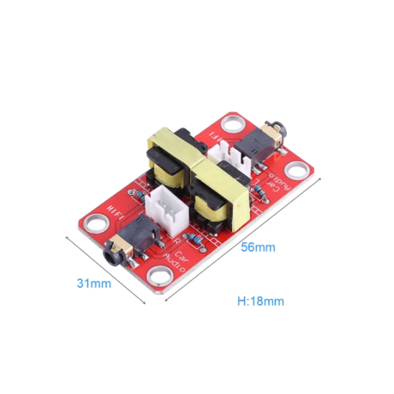 Rumore audio comune scheda isolatore del rumore di terra navigazione per auto Filtro audio corrente GPS per eliminare l\'anti-interferenza AUX