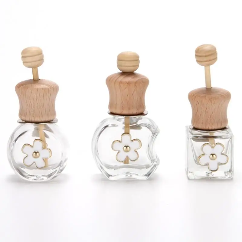 8ML Car Outlet Empty Perfume Container Transparent Vents Deodorant Air Conditioning Fragrance Bottle LX3483