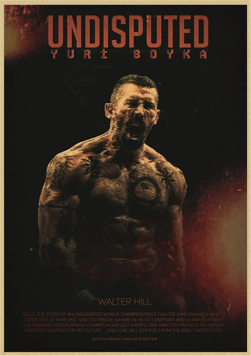 Boyka بلا منازع الرجعية الملصقات كرافت ورق حائط اللوحة عالية الجودة للمنزل ملصقات جدار ديكور #3