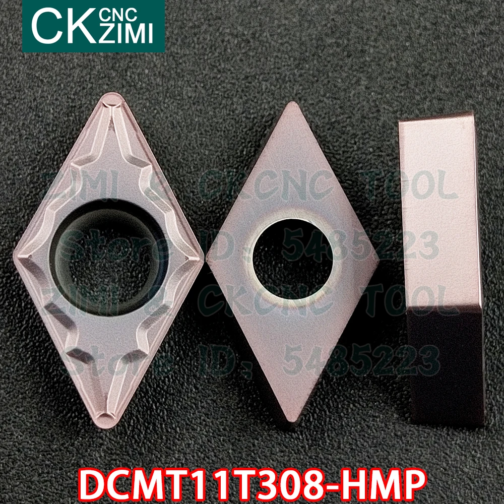 DCMT11T308-HMP DCMT 11T308 HMP كربيد إدراج الخارجية تحول إدراج أداة مخرطة معدنية باستخدام الحاسب الآلي أداة قطع الخشب لالفولاذ المقاوم للصدأ