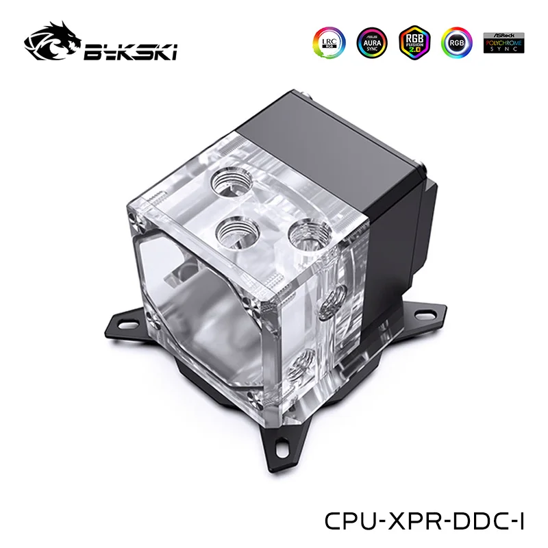 Bykski Water Block Set For I7 I9 CPU LGA 1700,1200,115X,X99,X299  With Pump,Reservoir Kit For A4 ITX Case,CPU-XPR-DDC-I