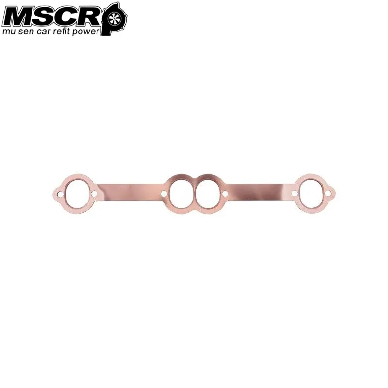 Oval Port 1.8" x 1.5" Copper Header Exhaust Gaskets Chevy  SB 350 Reusable