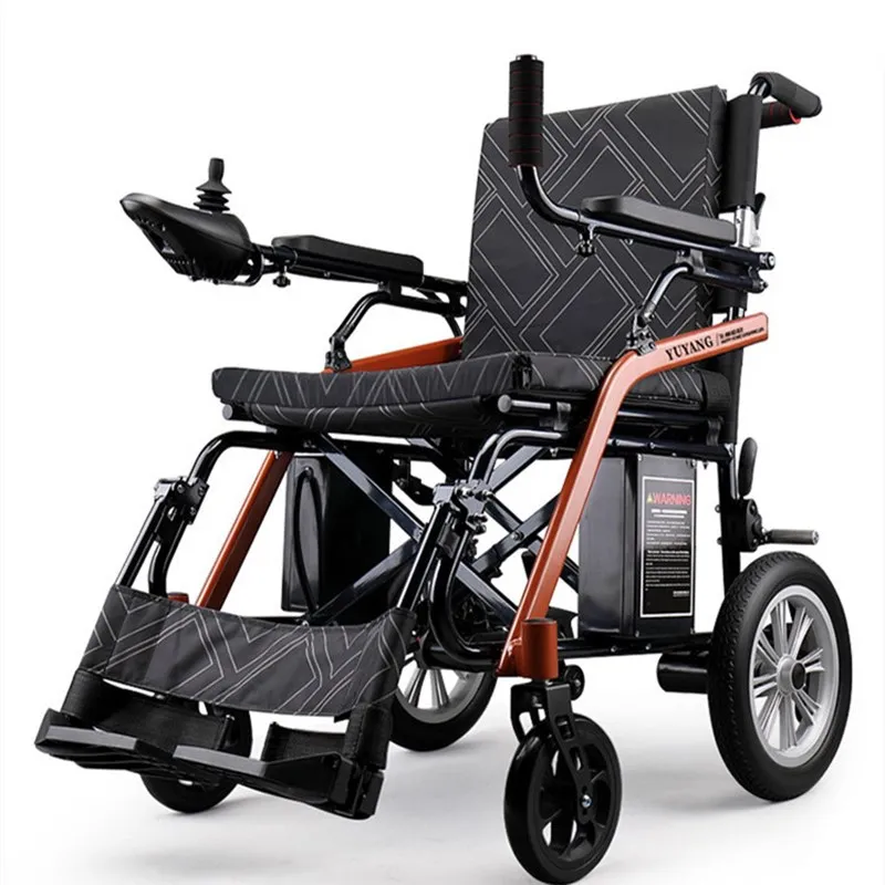 Lithium Battery Ultra-light Comfortable And Foldable Electric Power Wheelchair For Disabled Elderly Patient