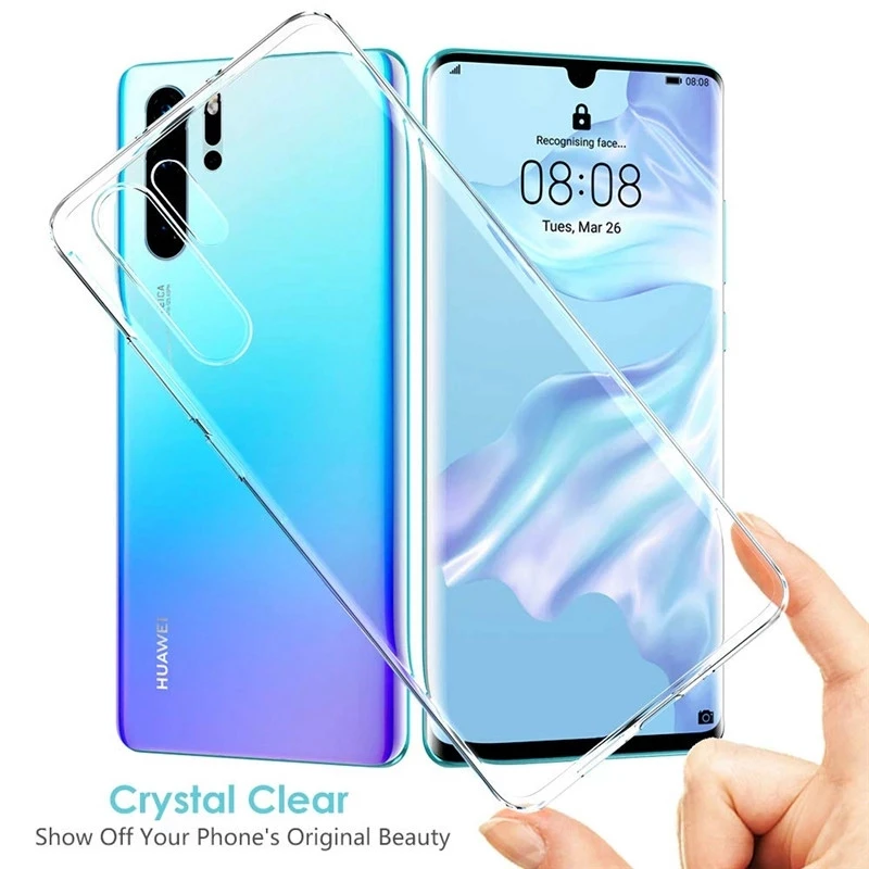 Soft Clear Case For Huawei P20 Lite P30 P40 Pro Ultrathin TPU Cover For Huawei P10 P8 P9 Lite Nova 2 2S 3 3i 4 5i 7 SE 7Pro Case