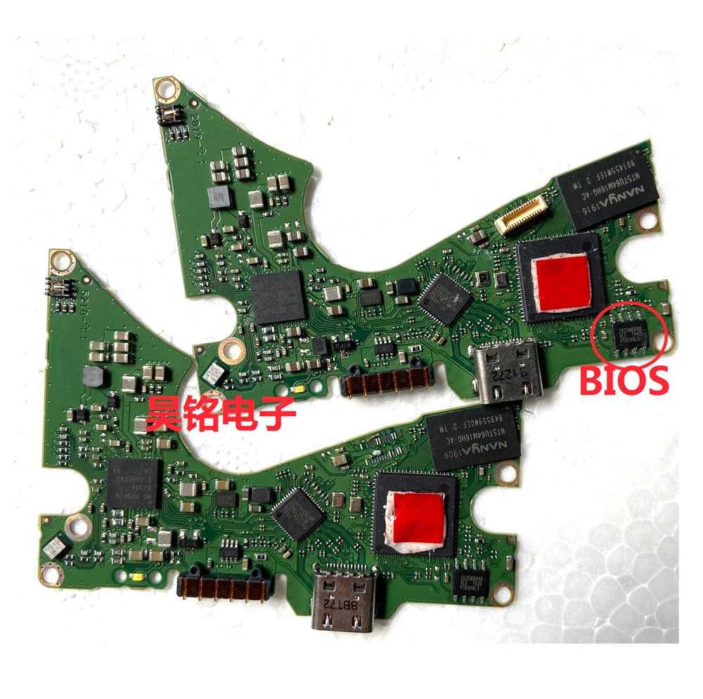 Imagem -02 - Placa Lógica para Hdd Pcb 2060810012000 Rev p1 para Reparo de Disco Rígido wd 4tb tipo c Wd40nmzm Recuperação de Dados