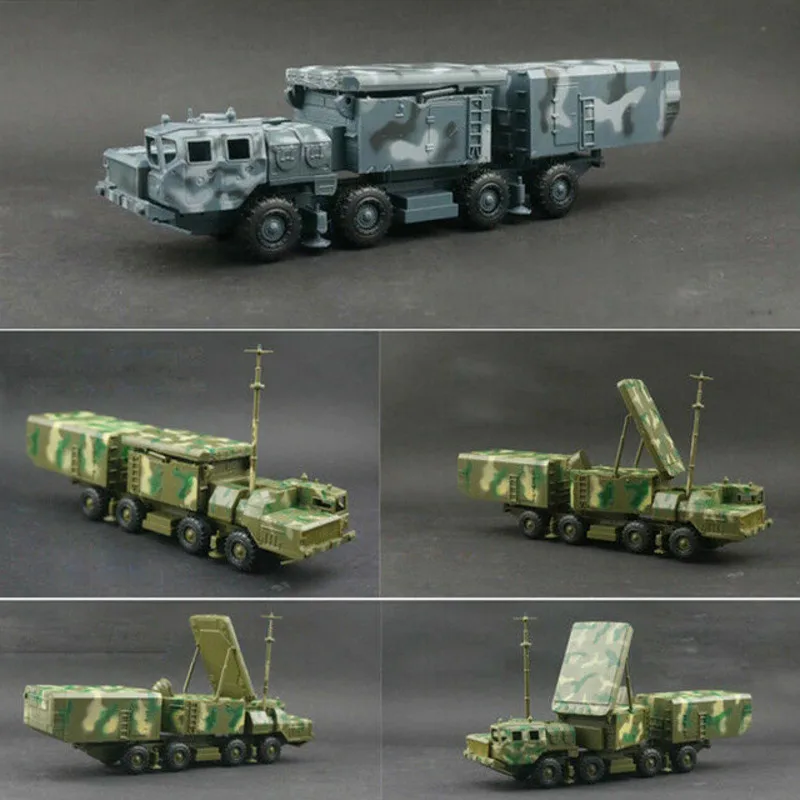 ロシア軍の建物セット,S-300 pmu 1:72個のプラスチック製ミサイルシステムレーダー車両,組み立てられた4dトラック,建設キット,軍用車,おもちゃのモデル