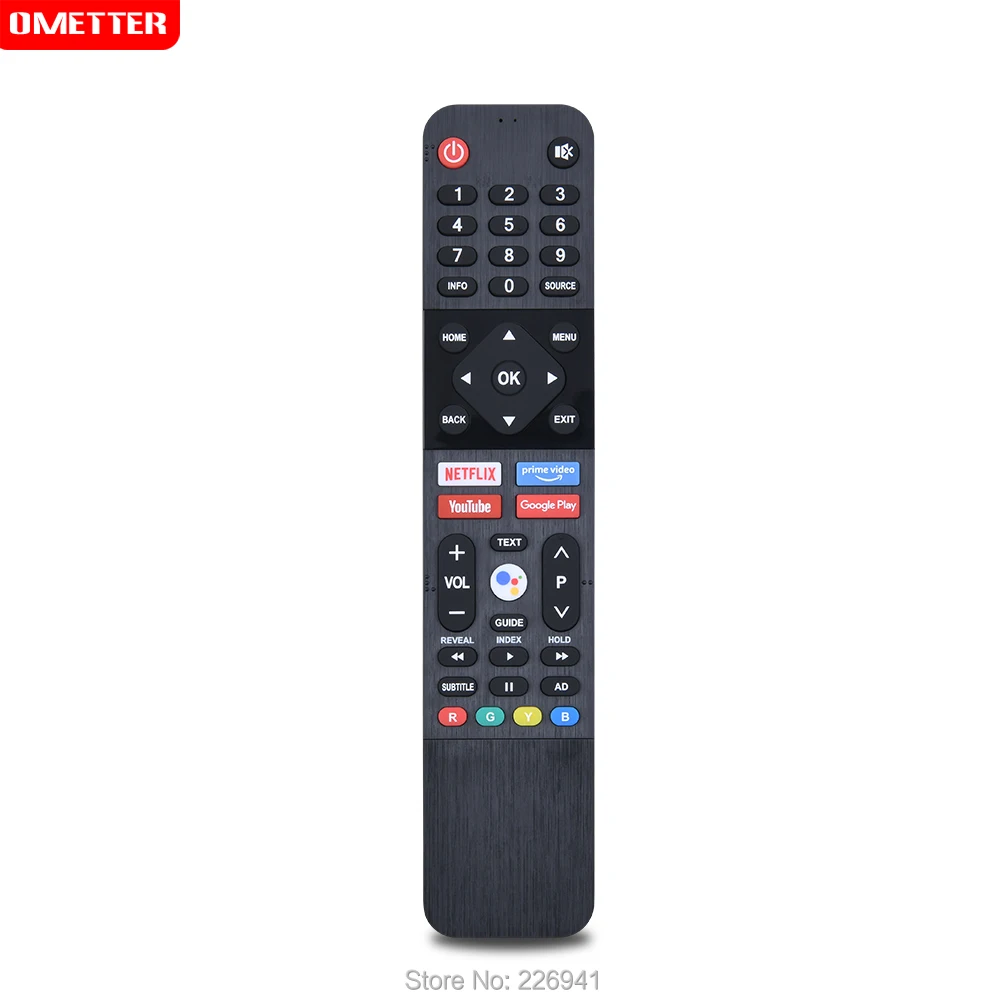 New Voice Android Remote Control for Skyworth for Panasonic for Toshiba for Kogan for Sansui Prime Series  for Tesla