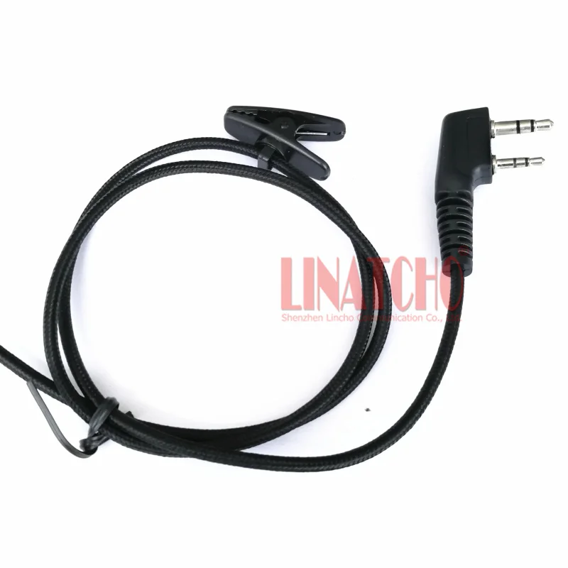 resistance to pull nylon rope walkie talkie earphone with mic universal K-Type