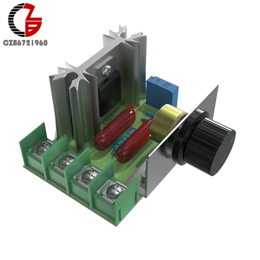 Spannung Regler 2000W Einstellbare SCR DC Motor Speed Controller Regler Soft Start Motor Speed Control Power Regler