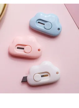 1pc mały uroczy nóż artystyczny paczka użytkowa kuter Super wygodne stacjonarne biuro szkolne