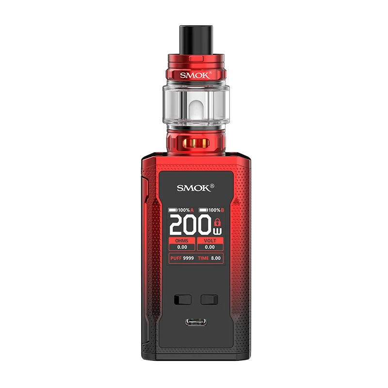 Oryginalny zestaw SMOK R-KISS 2 200 W Box MOD Vape R Kiss 2 z 6,5 ml TFV18 Mini Tank Atomizer Elektroniczny waporyzator do papierosów
