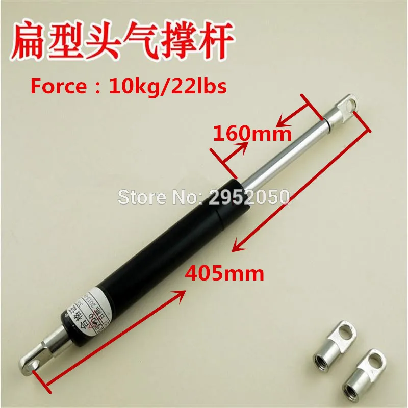 160mm*405mm 10kg/ 22lbs M8 Gas Spring Strut Damper for Hood Lift Support pneumatic Auto Gas Spring, Lift Prop Gas Spring Damper