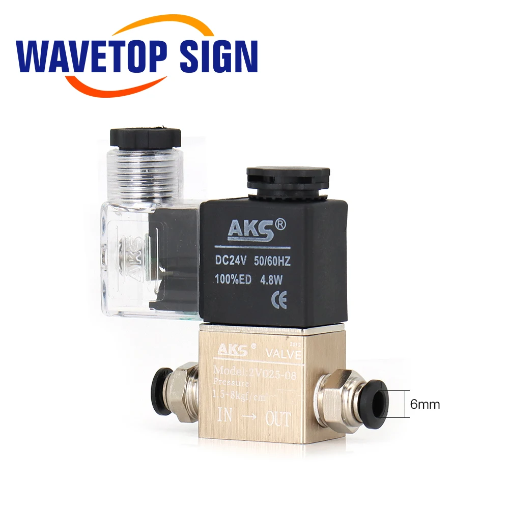 WaveTopSign Pneumatic One In One Out The Electromagnetic Valve On-off Valve Air Valve AC220V DC24V 12V