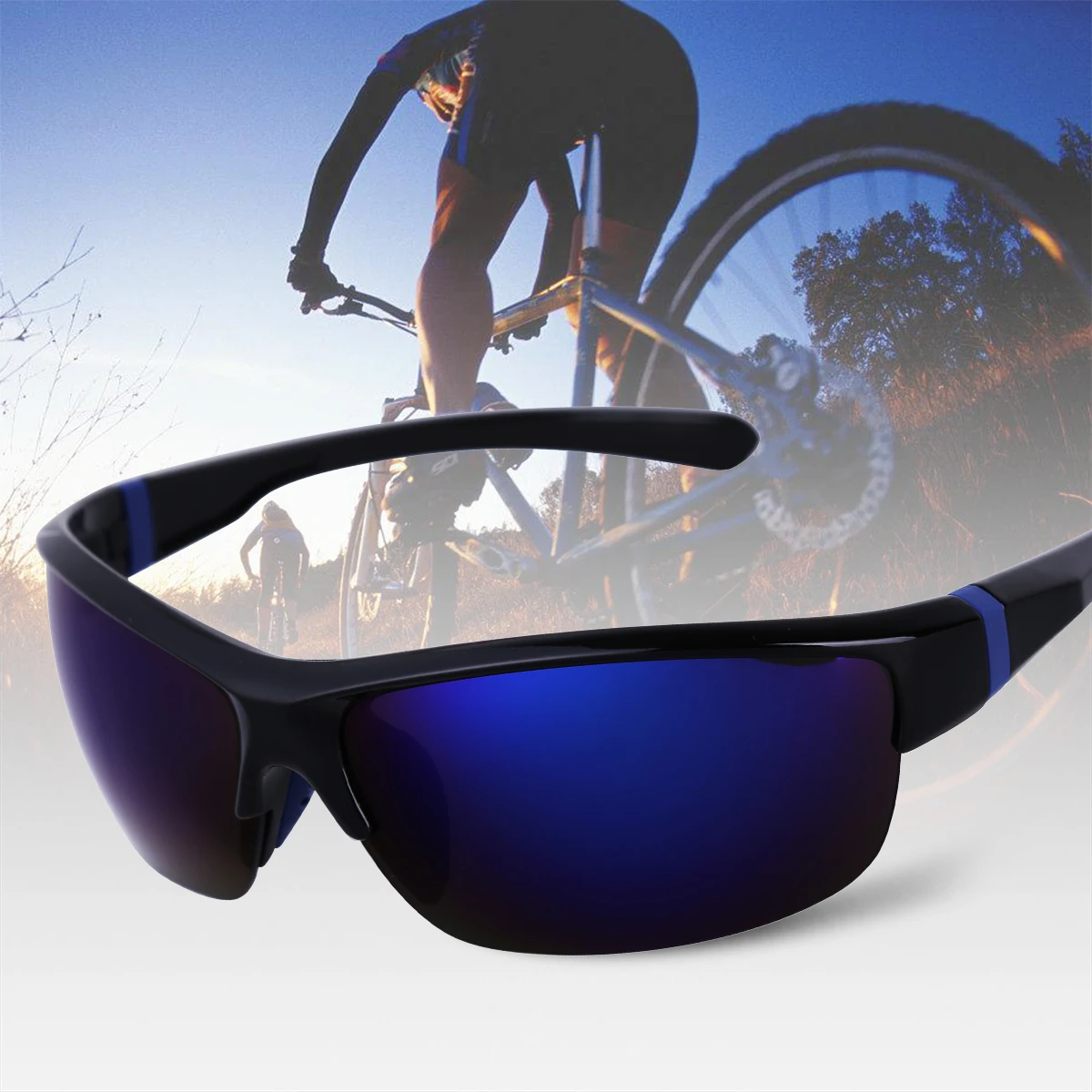 

Women Men Anti-Reflective Goggles Sport Sunglasses UV 400 Protection Cycling Glasses Portable Outdoor Eyeglasses Fishing Eyewear