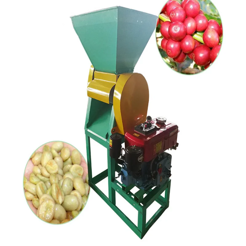 

150 kg Fresh Coffee Bean Skin Removing Machine Small Pulper Huller Peeling Thresher Peeler Sheller Machines Price