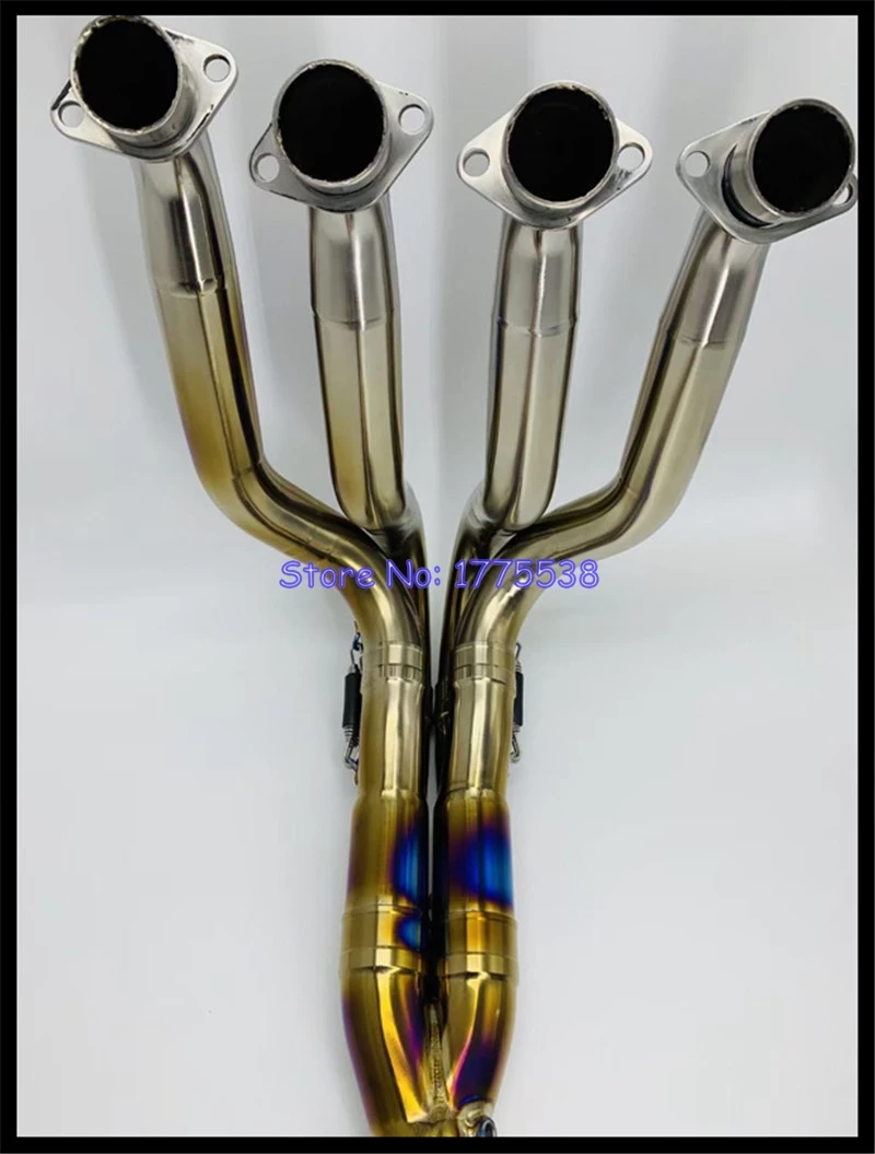 Titanium Alloy for Kawasaki ZH2 Z H2 2020-2023 ZH2 SE Z H2 SE 2021-2023 Motorcycle Exhaust System Header Collector Front Pipe