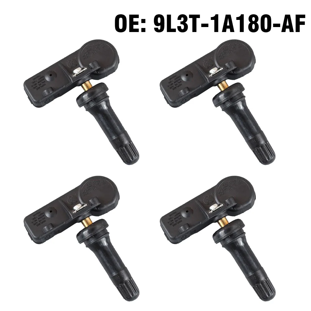 4PCS Car Tire Pressure Monitor Sensor TPMS 9L3T-1A180-AF for Ford Fiesta C-Max F-150 F-250 F-350 for Lincoln MKC MKS MKT MKZ