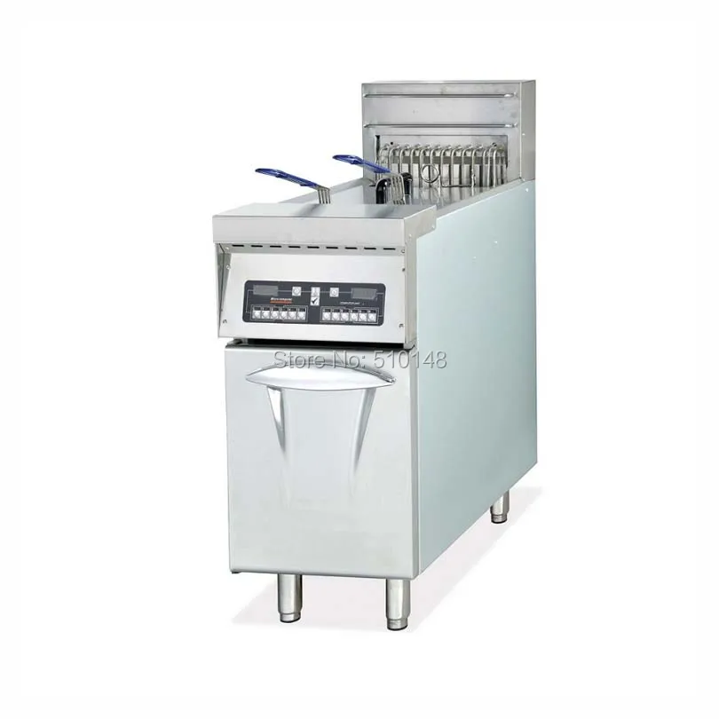 PKJG-DF30 Electric 1 Tank Computer Fryer 2 Basket for Commercial Kitchen