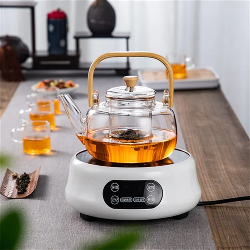 Good Clear Borosilicate Glass Teapot With Glass Tea Infuser Strainer Heat Resistant Loose Leaf Tea Pot Tool Kettle Set