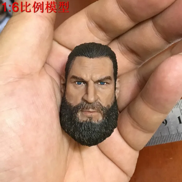 1:6 scale Action figures doll accessories Bearded male head sculpt for 12in figure doll .not include body and clothes A1155