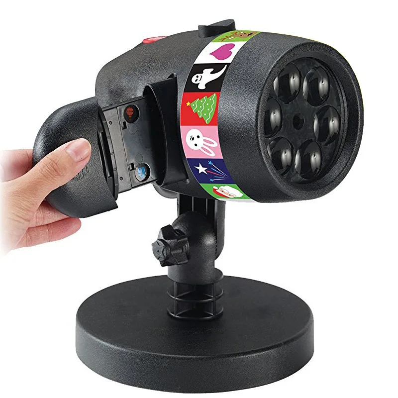 Show Shower Includes 12 Full Color Slides Laser Star Night Projector For Halloween Seasonal Christmas Gifts