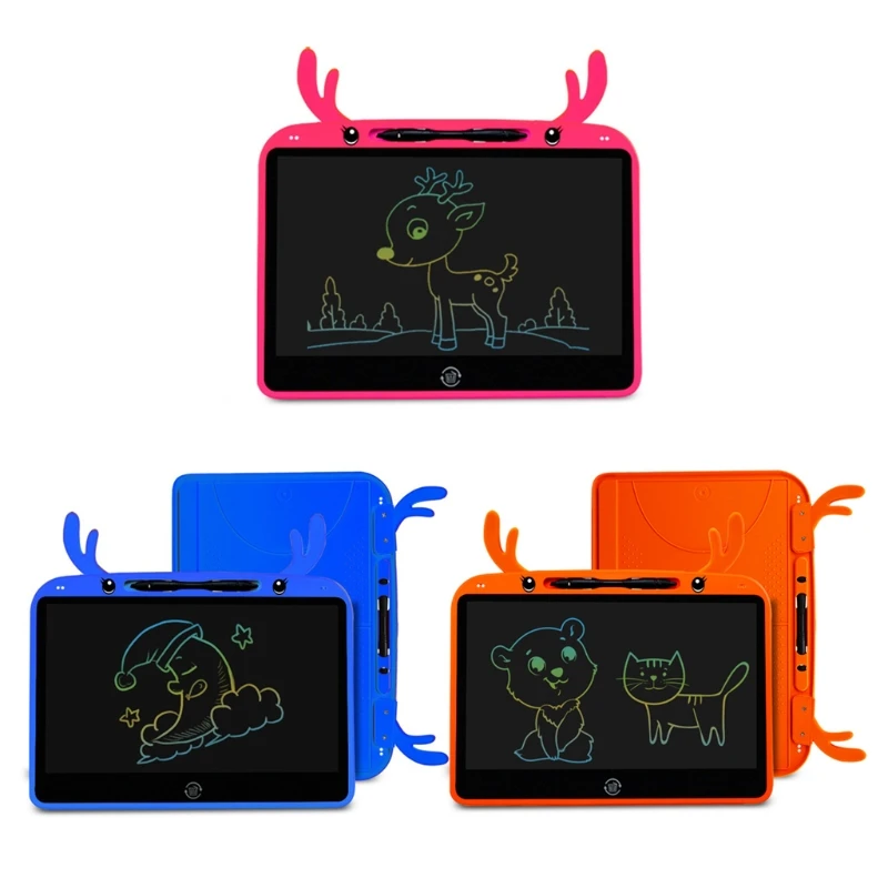 

62KB Cartoon Graffiti Handwriting Board Children's Drawing Hand-painted Writing Board Light Energy Small Blackboard 13.5in