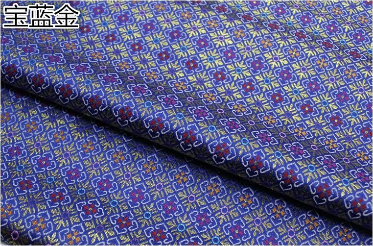 High quality jacquard brocade damask silk satin fabric costume upholstery furniture curtain clothing material