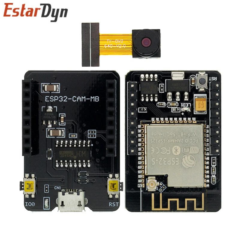 ESP32-CAM ESP32-CAM-MB MICRO USB ESP32 Seriell zu WiFi ESP32 CAM Entwicklungsboard CH340 CH340G 5V Bluetooth + OV2640 Kamera