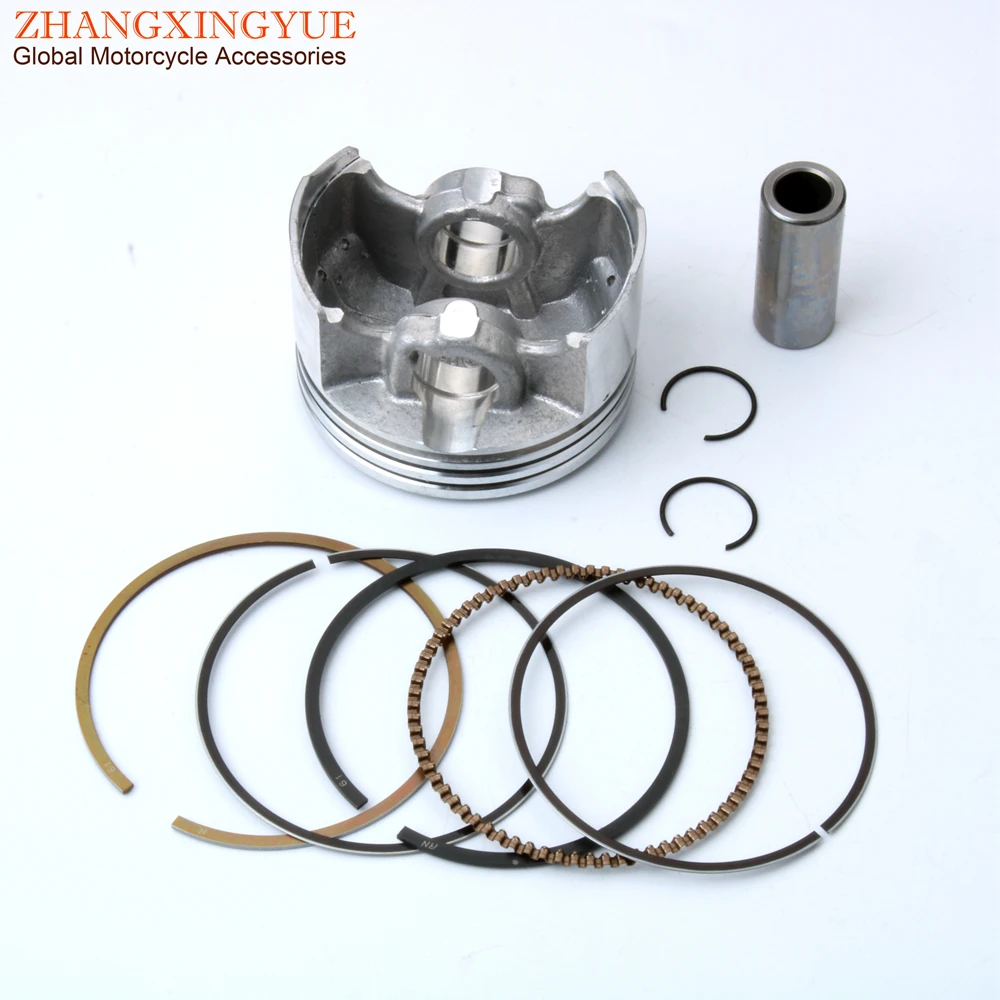 Scooter 4-Valve 61mm Racing Piston Kit for GY6 125cc 150cc Upgrade to 180cc 152QMI 157QMJ 4-Stroke Engine Parts