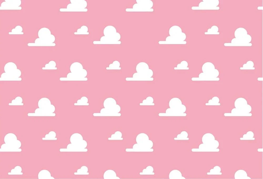 Мультяшный фон для фотосъемки с изображением душа белых облаков розовый фон для фотосъемки для вечеринки в честь Дня Рождения для маленьких мальчиков портреты для фотостудии