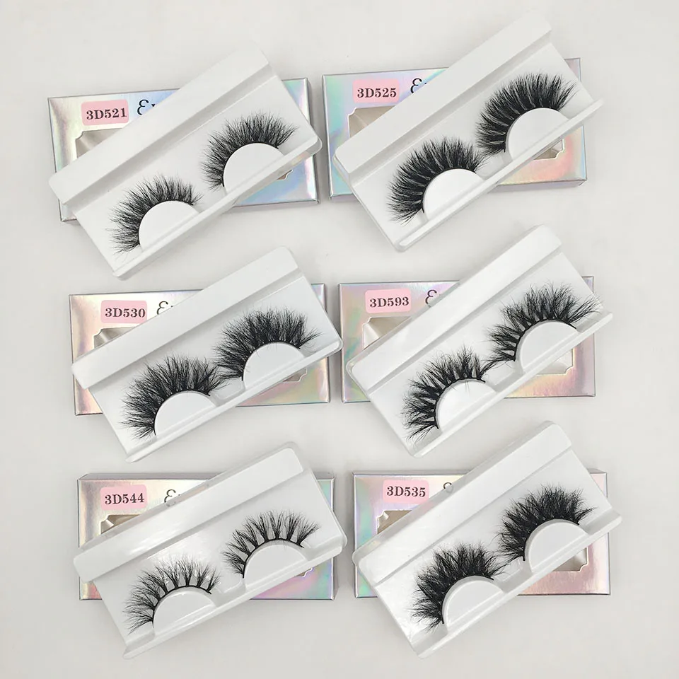 Fluffy Messy Eyelashes Real Mink Lashes Handmade Short Natural False Eyelashes Makeup Wholesale Fake Eyelashes