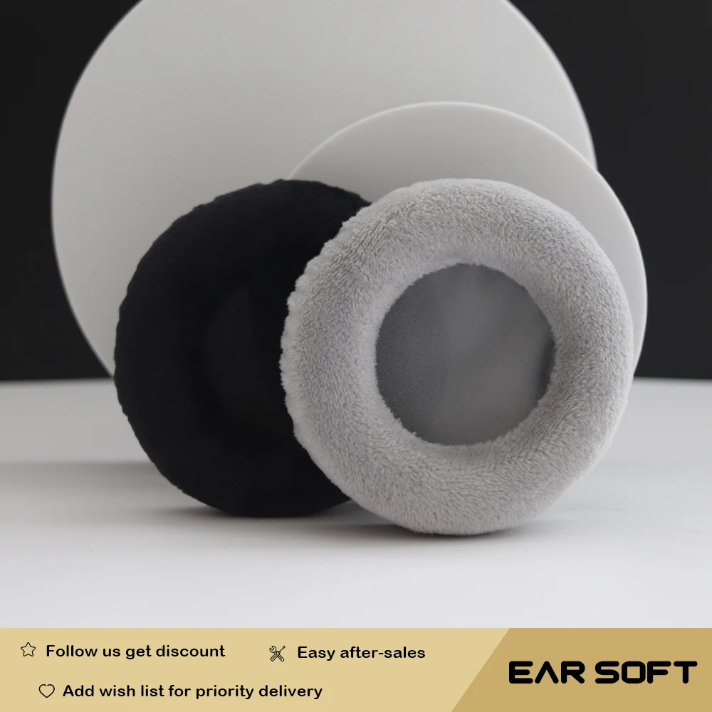 

Earsoft Replacement Cushions for Fostex T40RPMK2 Headphones Cushion Velvet Ear Pads Headset Cover Earmuff Sleeve