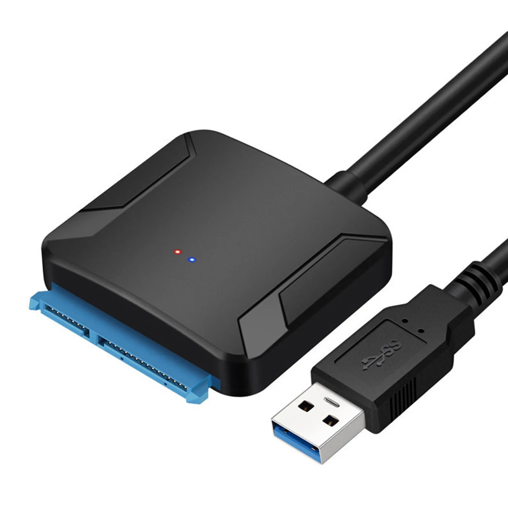 Cable convertidor de disco duro USB 3 0 a Sata, transmisión rápida para adaptador HDD SSD de 2, 5, 3 y 5 pulgadas