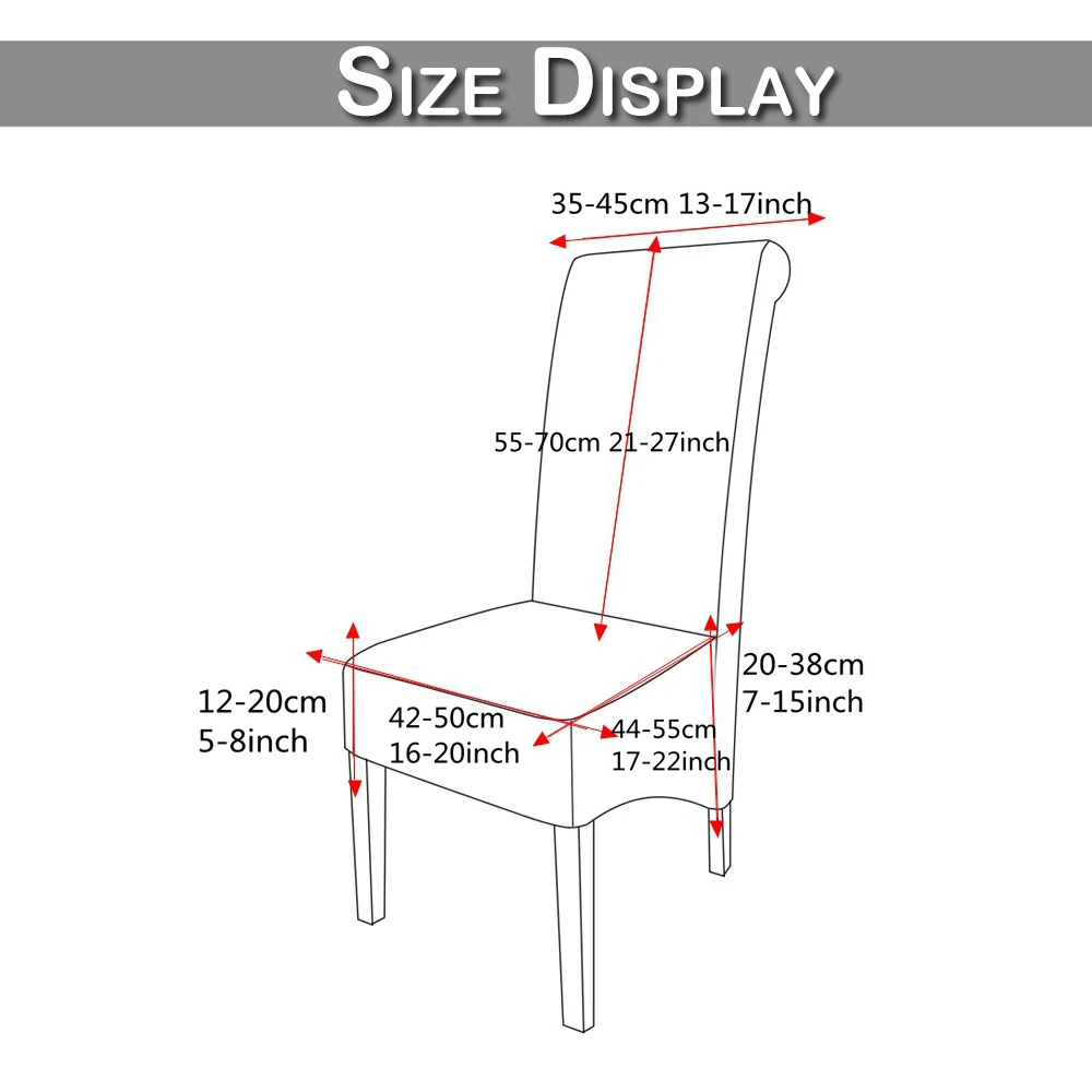 Chair Covers Wedding Party Kitchen Velvet Spandex Chair Cover Decorative Chair Cover Stretch Slipcover fundas silla D30