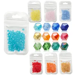 4mm 100pcs Crystal Glass Beads Bicone Beads Shiny Diamond Loose Spacer Beads for Clothes Phone case bracelet DIY Jewelry Making