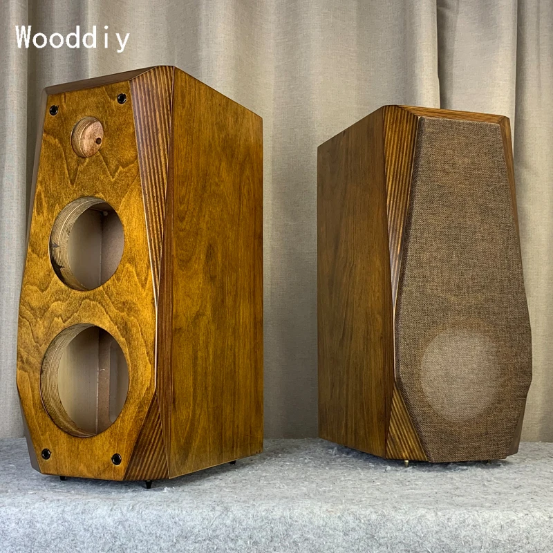 

Wooddiy 6.5 Inch Speaker Cabinet Empty Box Three-way Customized Shell One Pair Birch Plywood