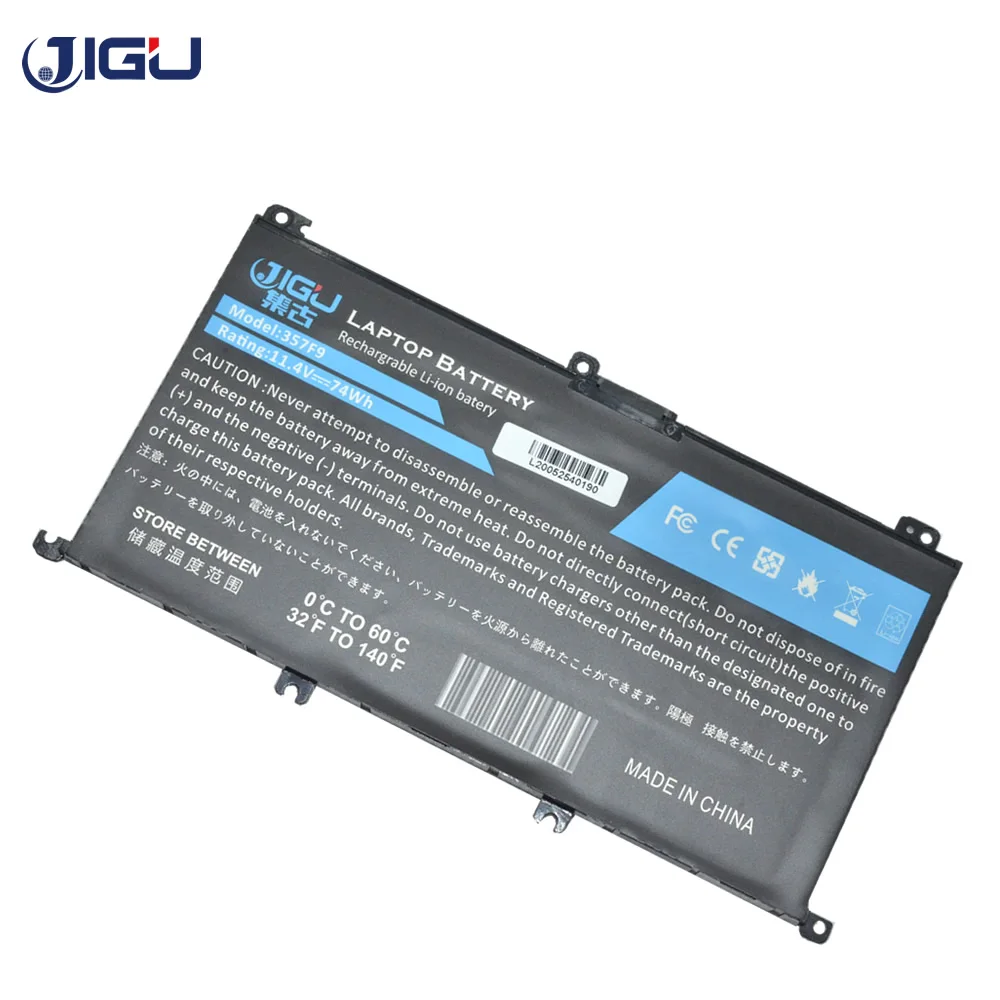 JIGU 7.6V New Laptop Battery 00GFJ6 357F9 For DELL For INS15PD-1548B INS15PD-1748R INS15PD-1848B INS15PD-2748B INS15PD-3948B