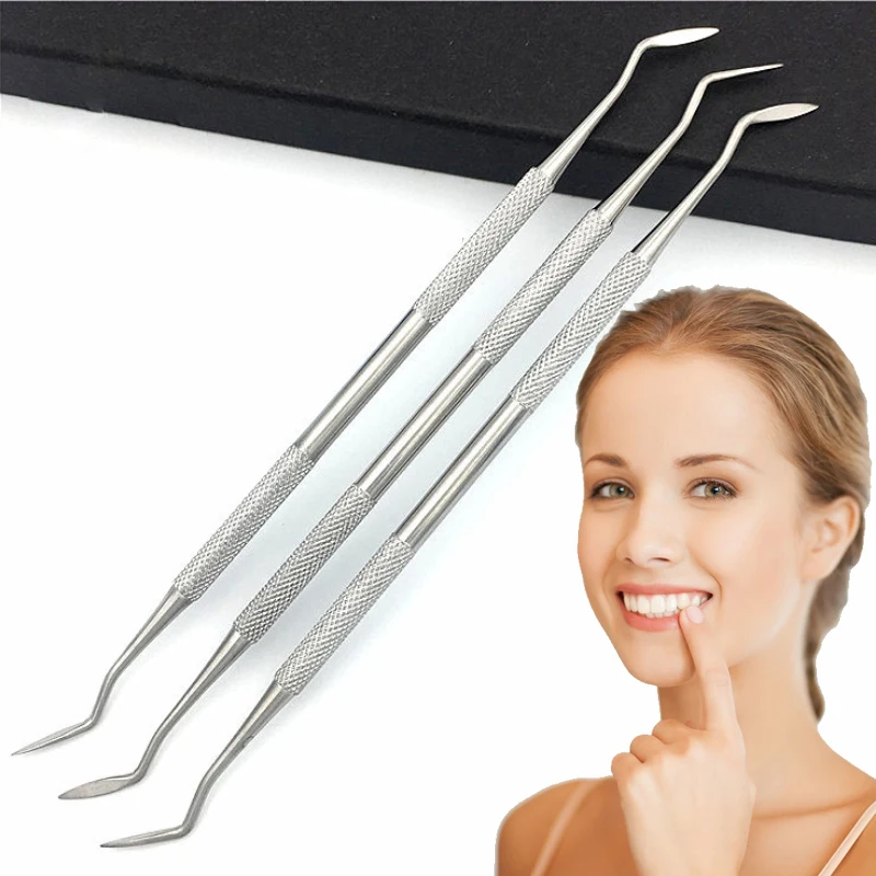 Dentist Clean tool Dental Mirror Double Probe /sickle /hoe Tooth Cleaner Stainless Steel Dental Tool Products Oral Care Tools