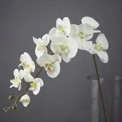 110CM  Plastic Orchid Phalaenopsis Flowers DIY Wedding Floral Bouquet Artificial Plants Fake Flowers Home Decor Hot Selling