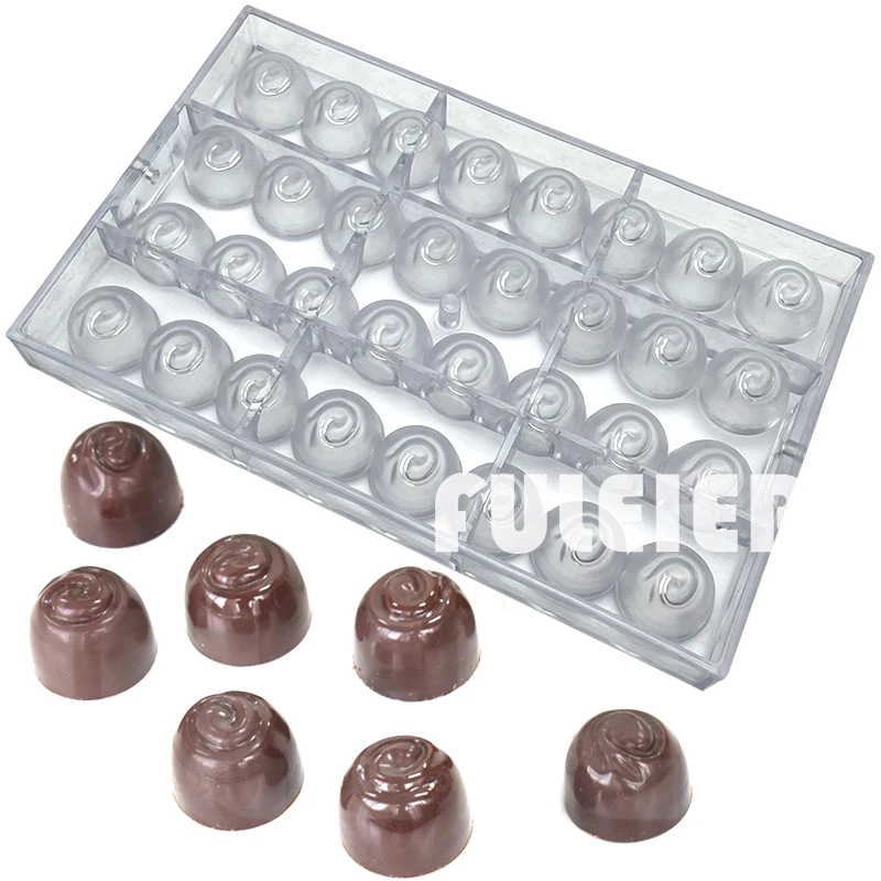 

32 Holes Classic Chocolate Mould Polycarbonate Baking Maker Candy Mold Cake Decoration Confectionery Tool Bakeware