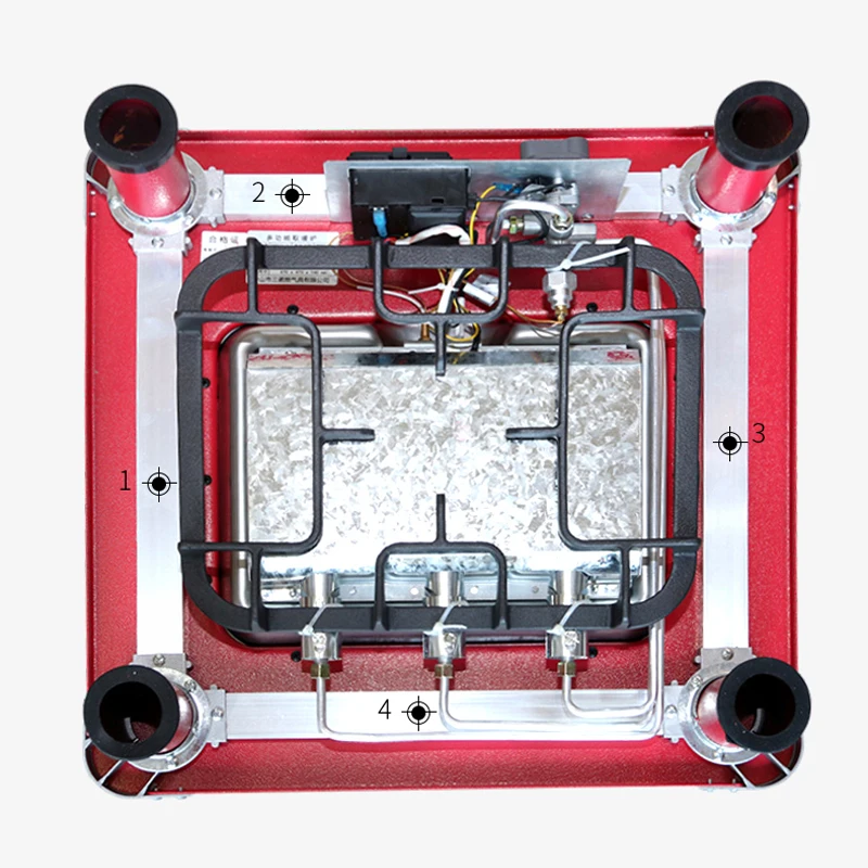 TKH13CQ Multi-function stove liquefied gas/natural gas heater home indoor living room gas grill Gas heating table grill brazier