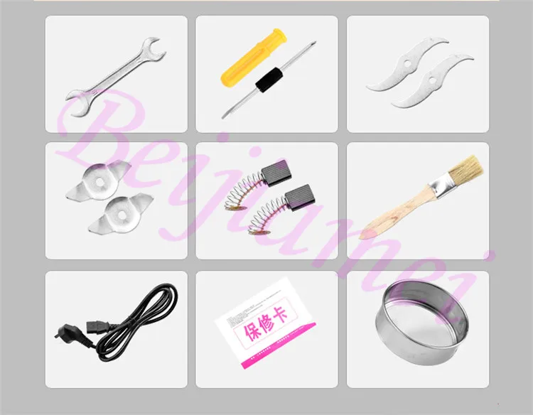 Moedor comercial de pó de alimentos, triturador de cereais de grãos domésticos, máquina de moagem de pó ultrafino