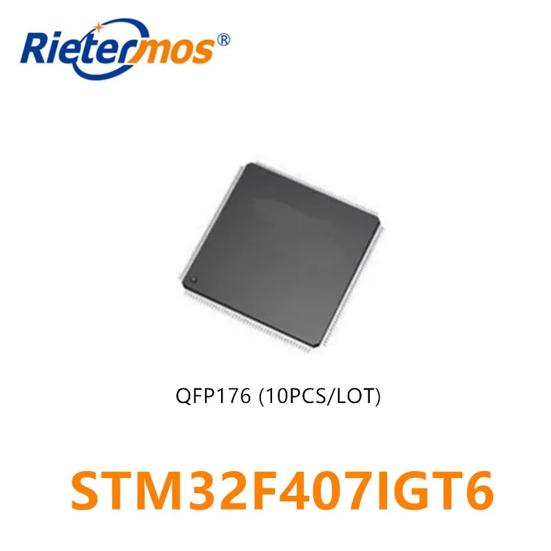 10PCS STM32F407IGT6 QFP176 32F407IG STM32F407IG ORIGINAL