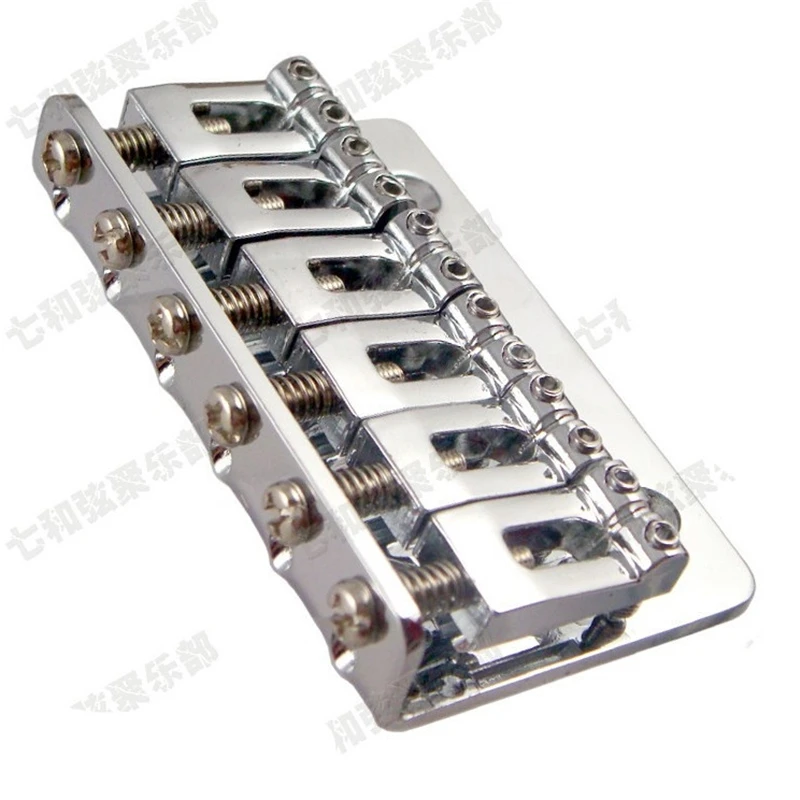 6-siodłowy most Hardtail Top Load 65mm Mostek do gitary elektrycznej Akcesoria Części Instrument muzyczny