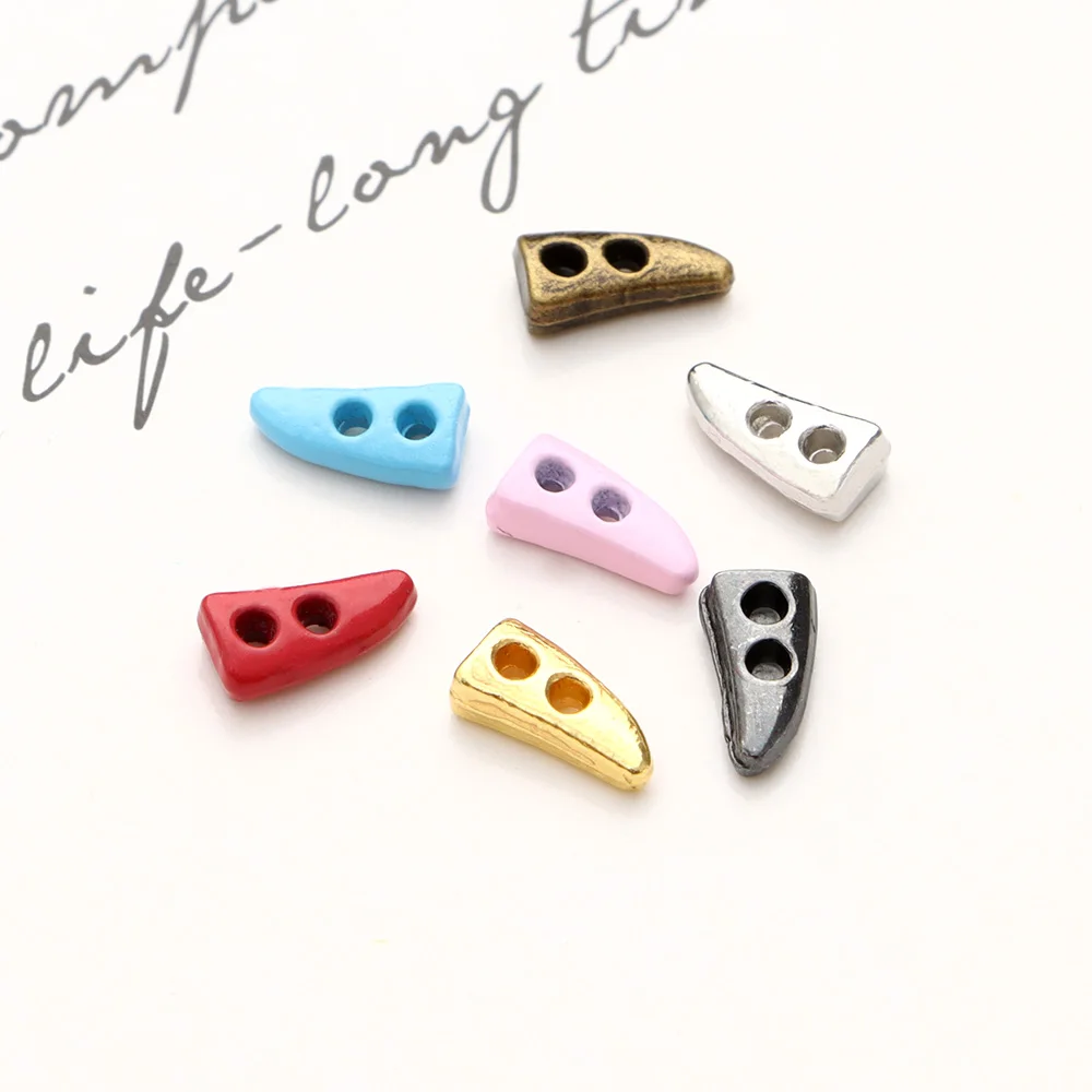 20pcs 7mm Mini Horn Button Cute Ultra-small Handmade Doll Buttons Buckles For 1/6 Dolls Coat Bags Clothes Sewing Accessories