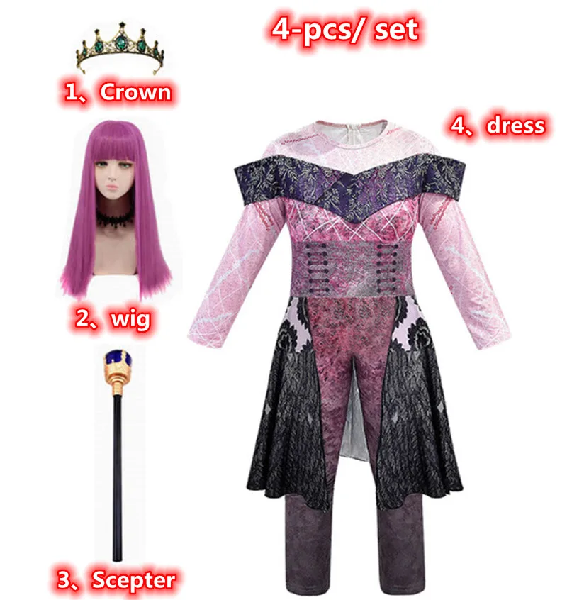 Descendants of the Queen 3 Audrey Evey Halloween Costume Party Fantasia Costume Women\'s Musical Starlight Heir Children Cosplay