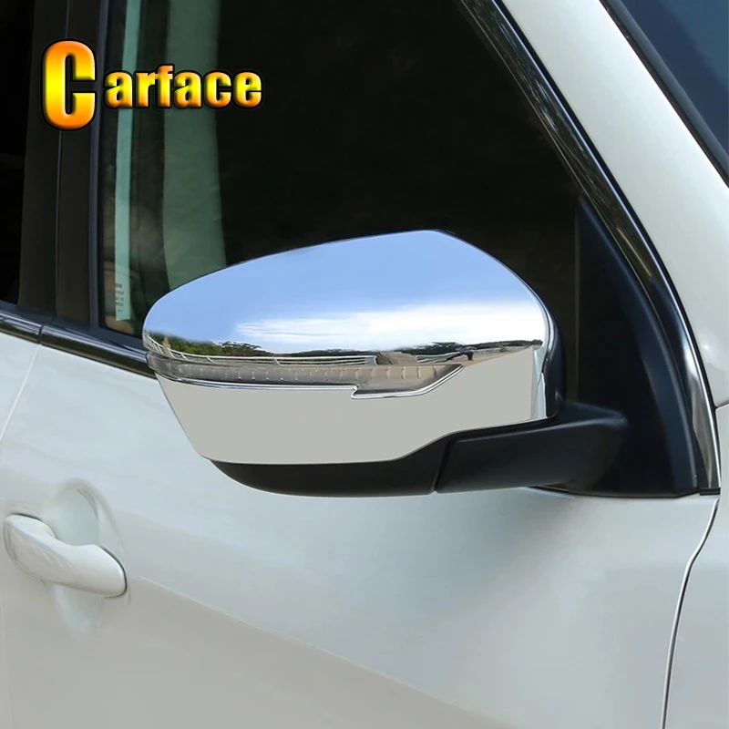 For Nissan Qashqai J11 Rogue X-Trail T32 2014 2015 2016 2017-2020 Car Styling Chrome Rearview Mirror Exterior Covers Accessories